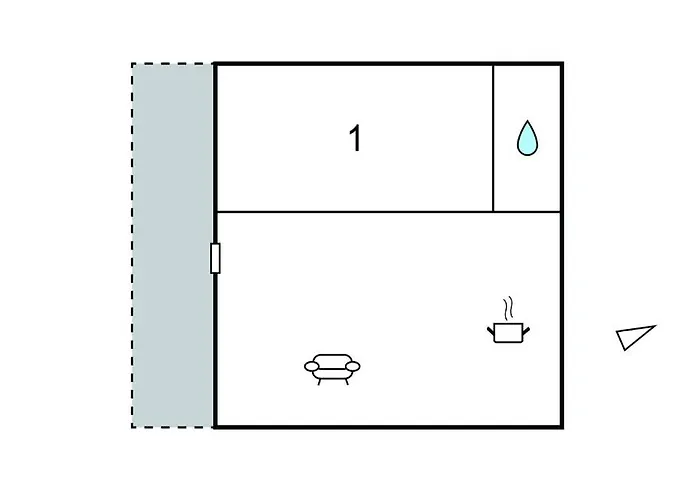 1 Bedroom Awesome In Διαμέρισμα *